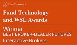 Bewertungen für Interactive Brokers: Fund Technology and WSL Institutional Awards 2017 - Bester Broker-Dealer für Futures