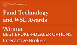 Bewertungen für Interactive Brokers: Fund Technology and WSL Institutional Awards 2017 - Bester Broker-Dealer für Optionen