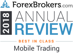 ForexBrokers.com: migliore valutazione nella catgoria "Mobile Trading" (trading tramite dispositivi mobili)