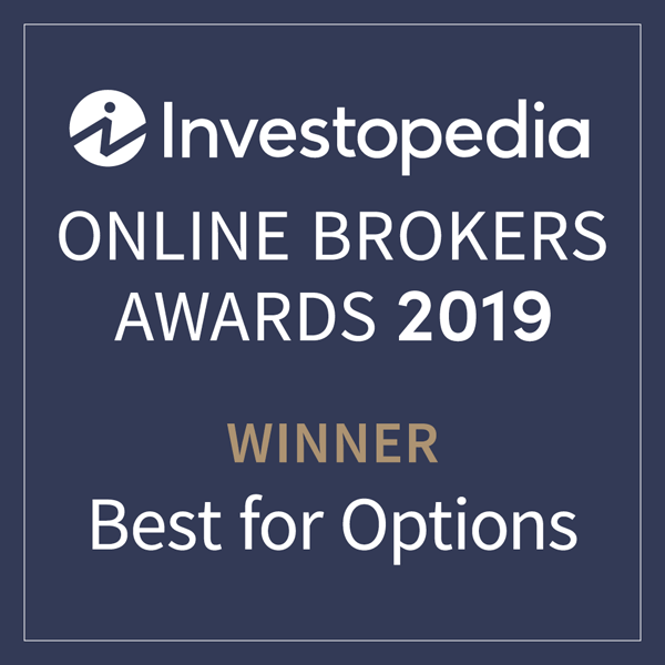 Menzione nella classifica "Best for Options Trading" (migliori broker online per il trading di opzioni) di Investopedia