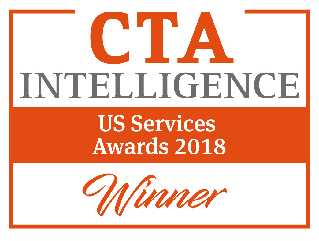 Riconoscimento CTA Intelligence US Services - "Best FCM - Technology" (miglior FCM - tecnologia)