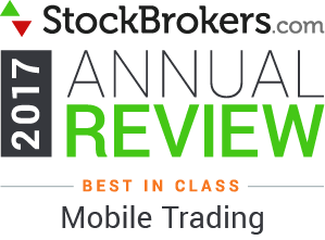 Valutazioni Interactive Brokers: riconoscimenti Stockbrokers.com 2017: "Best in Class - Active Trading" (miglior offerta per il trading frequente)