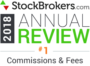 Valutazioni Interactive Brokers: riconoscimenti Stockbrokers.com 2018 - classificatosi al 1° posto nel 2018 nella categoria "Commissions and Fees" (commissioni e tariffe)