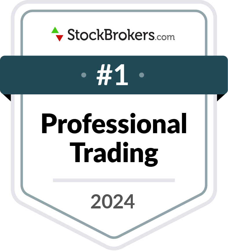 Primi classificati nella categoria "Trading professionale" del 2024 secondo Stockbrokers.com 